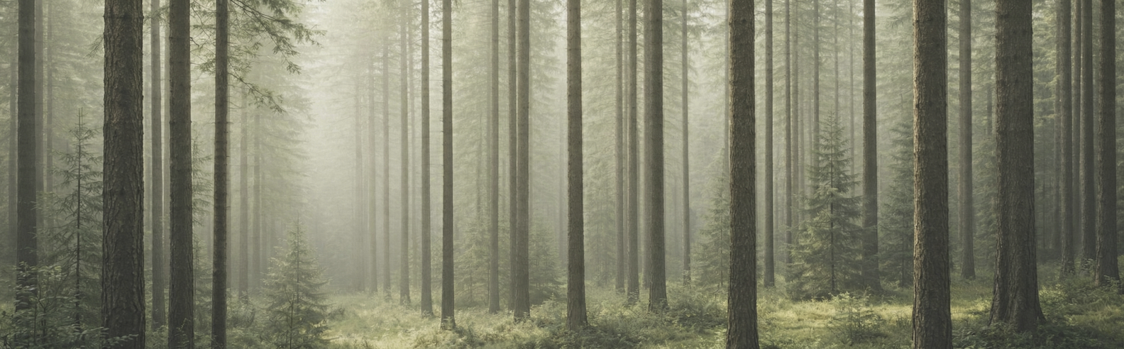 Lodgepole pine forest